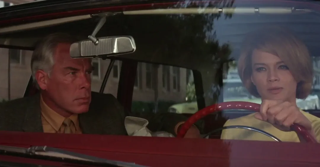 Lee Marvin y Angie Dickinson en A quemarropa