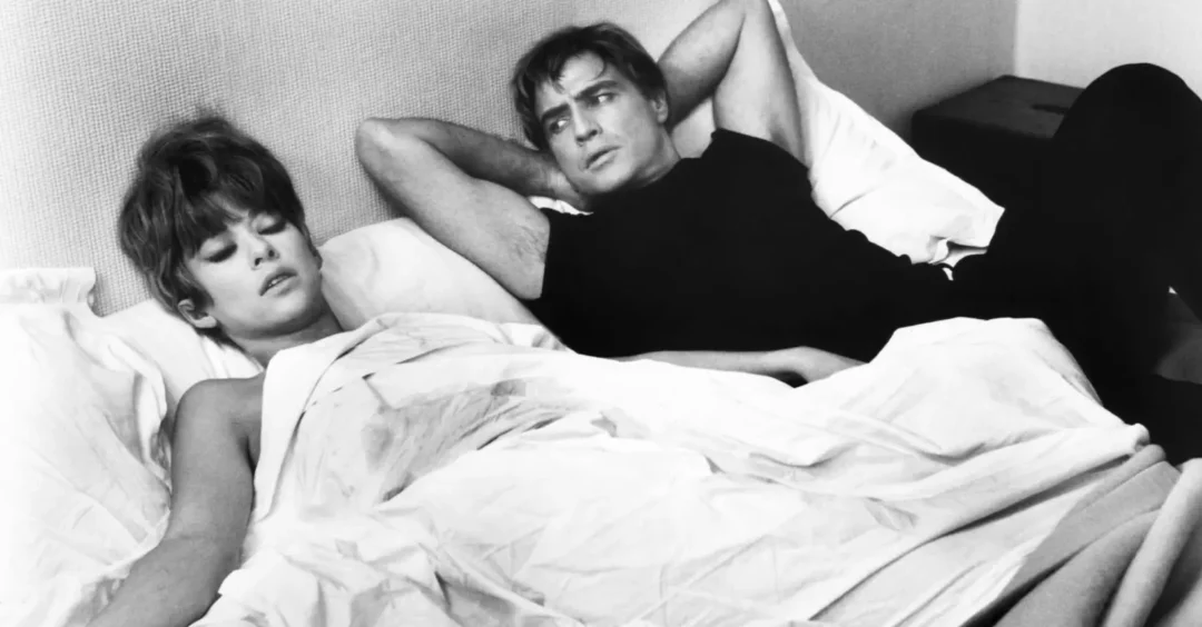 Rita Moreno y Brando en La noche del día siguiente (1969)