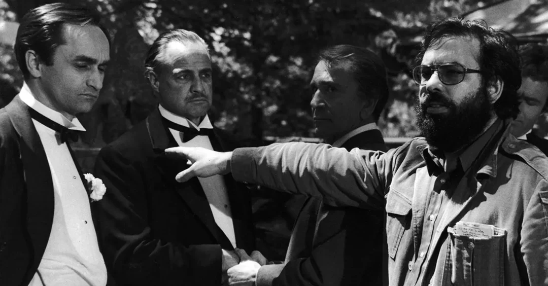 John Cazale, Marlon Brando escuchando a Francis Ford Coppola