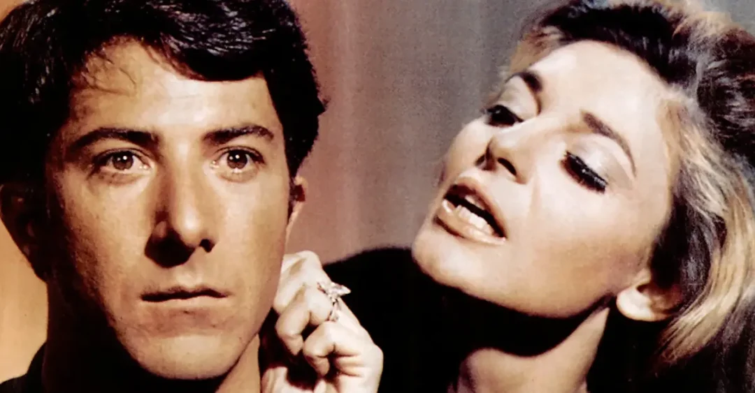 Dustin Hoffman y Anne Bancroft en El graduado