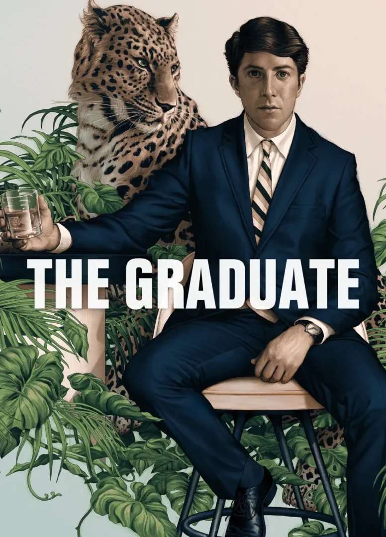 Poster en inglés de El graduado (1967)