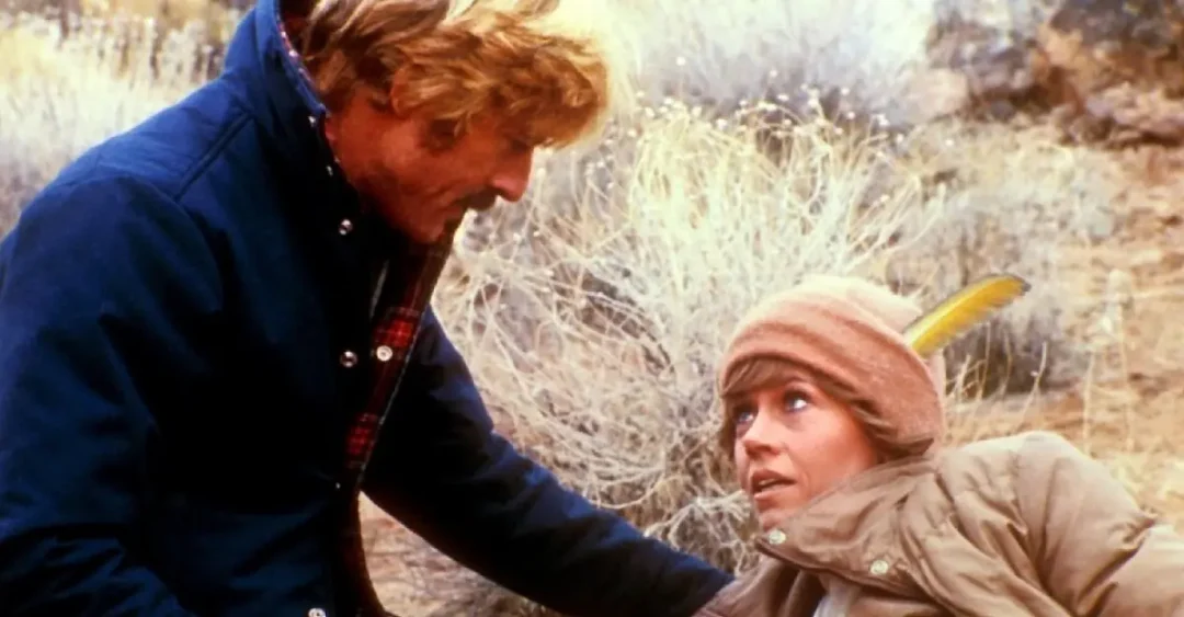 Redford y Fonda en una escena de El jinete eléctrico