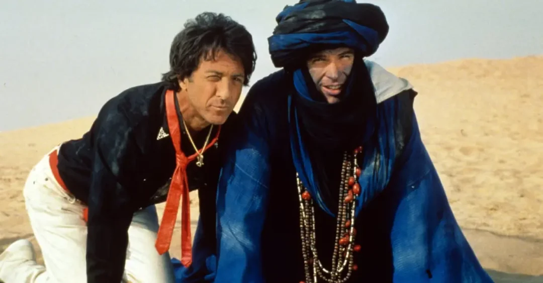 Warren Beatty and Dustin Hoffman en Ishtar