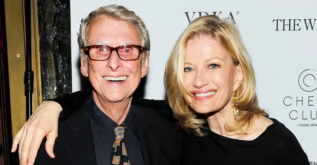 Mike NIchols y Diane Sawer (Rommel Demano/Getty Images)