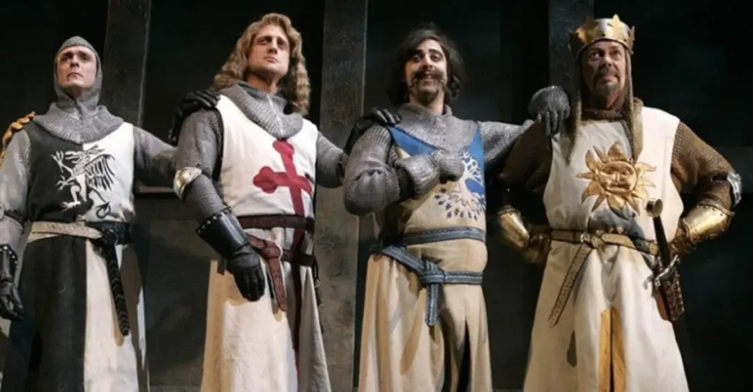 Representación en 2005 de Spamlot de los Monty Phyton
