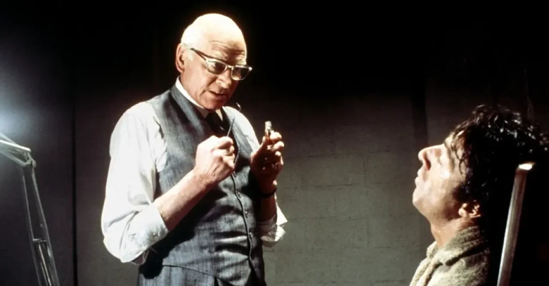 Laurence Olivier y Dustin Hoffman en la mítica escena del dentista