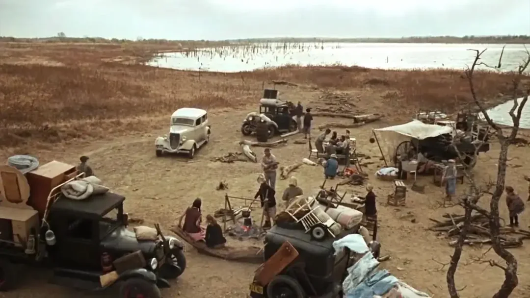 Poblado donde les dan cobijo la gente