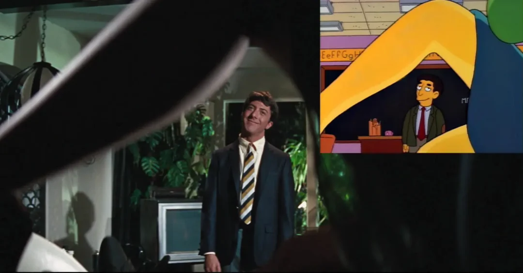 El graduado ha sido inspiración en varios capítulos de Los Simpson