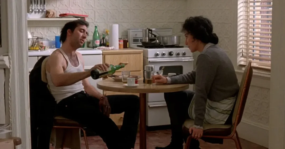 Nicholas Cage y Cher en Hechizo de Luna