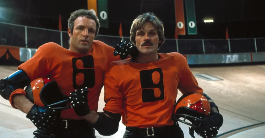 James Caan y John Beck en Rollerball