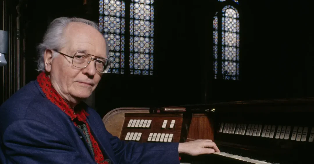 El compositor Olivier Messiaen