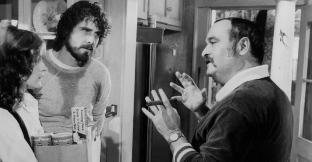 James Brolin (George Lutz) y Margot Kidder (Kathleen Lutz) con Stuart Rosenberg