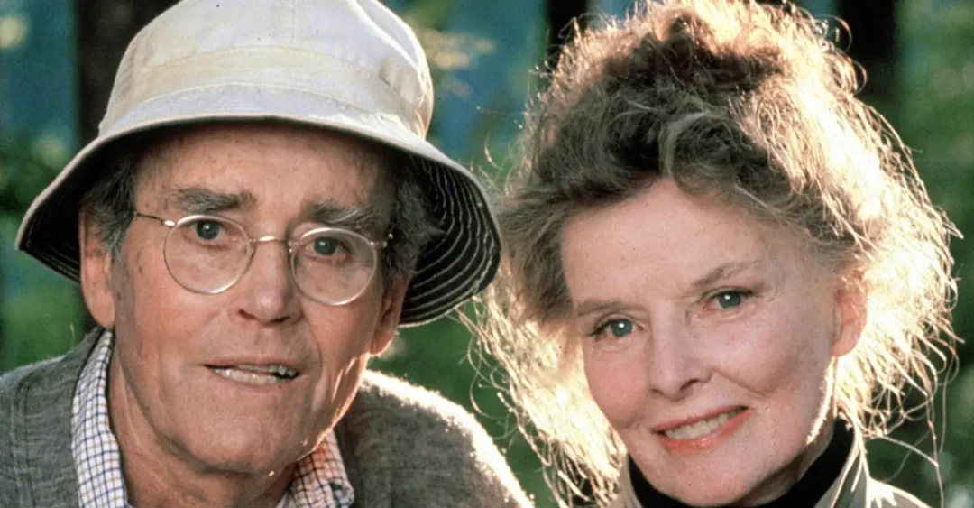 Henry Fonda y Katharine Hepburn En el estanque dorado