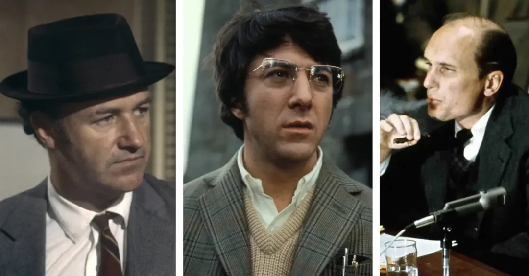 Hackman, Hoffman y Duvall en papeles icónicos de los setenta.