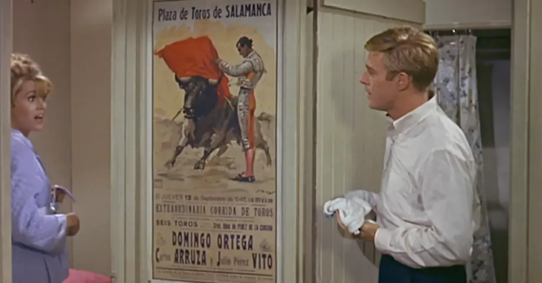 Cartel de la Plaza de toros de salamanca en el piso de los Bratter