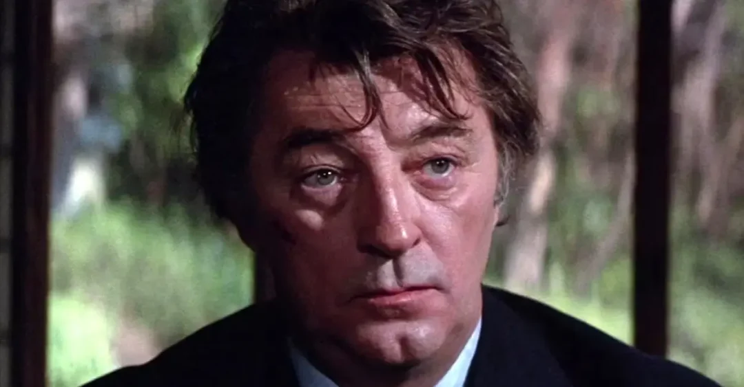Robert Mitchum en la película "Yakuza" de 1974