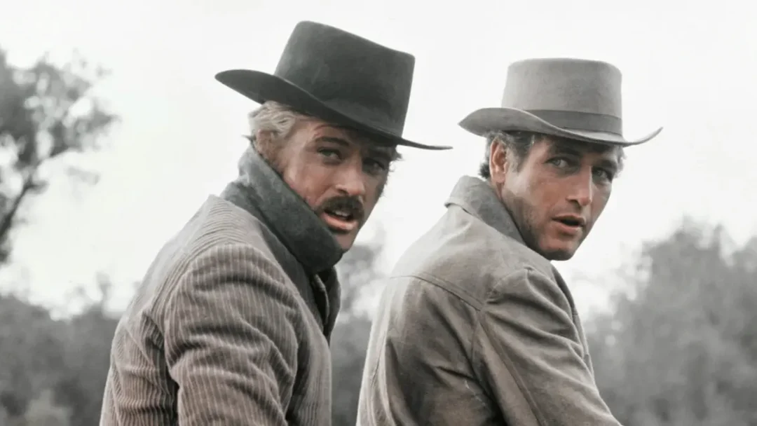 Robert Redford y Paul Newman en Butch Cassidy and Sundance Kid (1969)