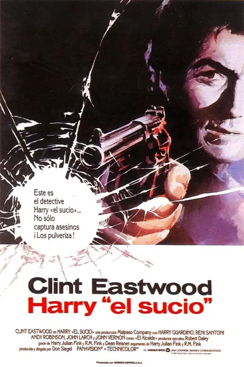 Cartel de Harry el Sucio en español (1971)