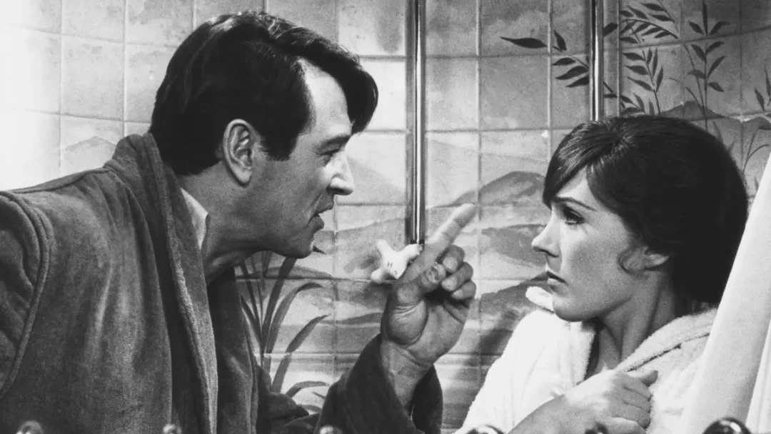 Rock Hudson y Julie Andrews en una escena de Darling Lili (1970)
