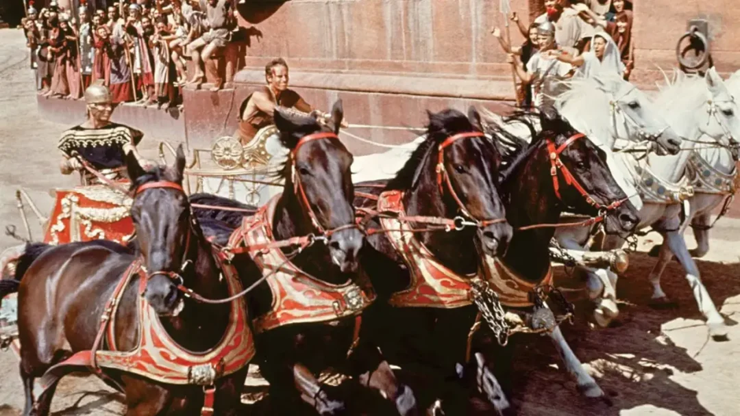 Carrera de cuadrigas en Ben-Hur (1959)