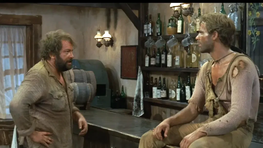 Bud Spencer y Terence Hill confirmaron la química que ya habían demostrado anteriormente.
