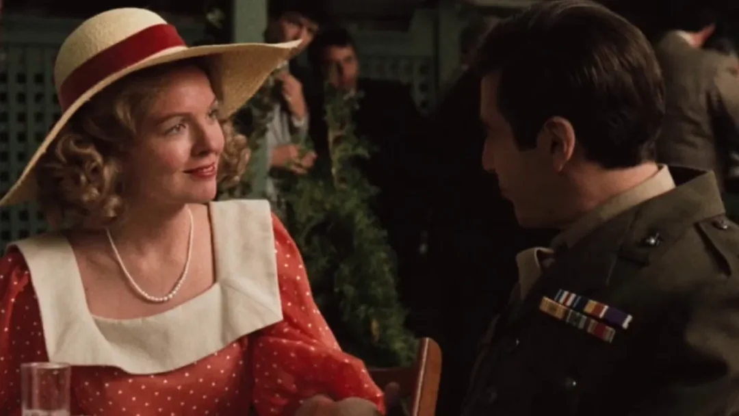 Michael y Kay en la boda de Connie, El Padrino (1972)