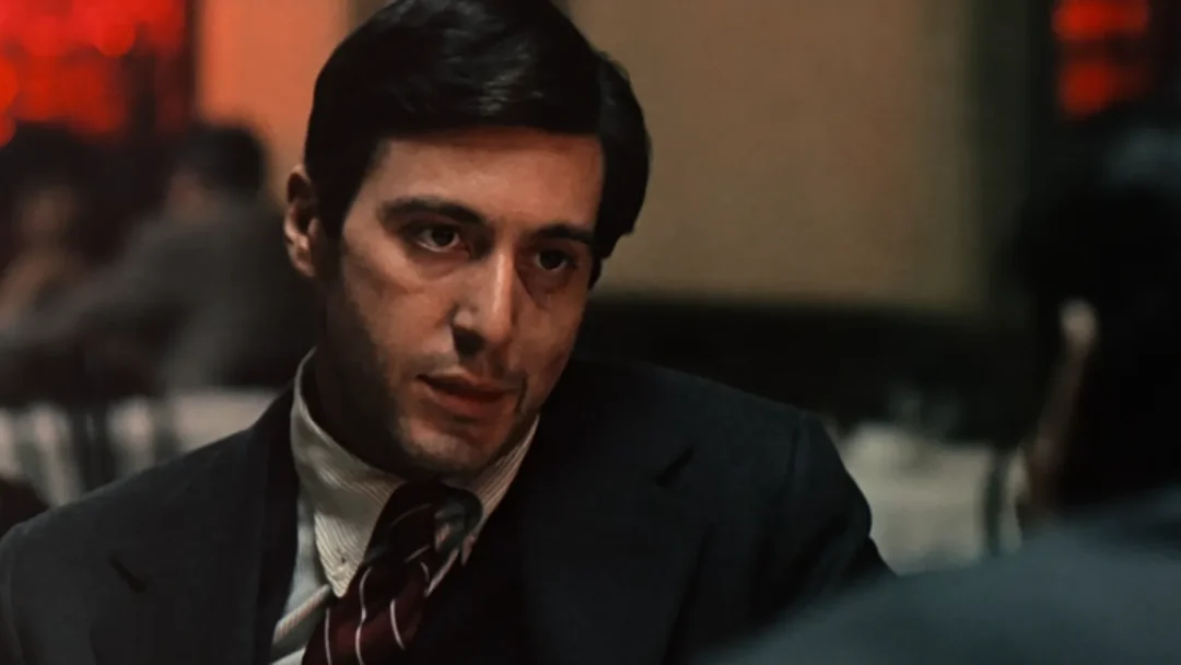 Al Pacino como Michael Corleone en el Padrino