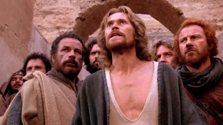 Willem Dafoe y Harvey Keitel en La última tentación de Cristo (1988)