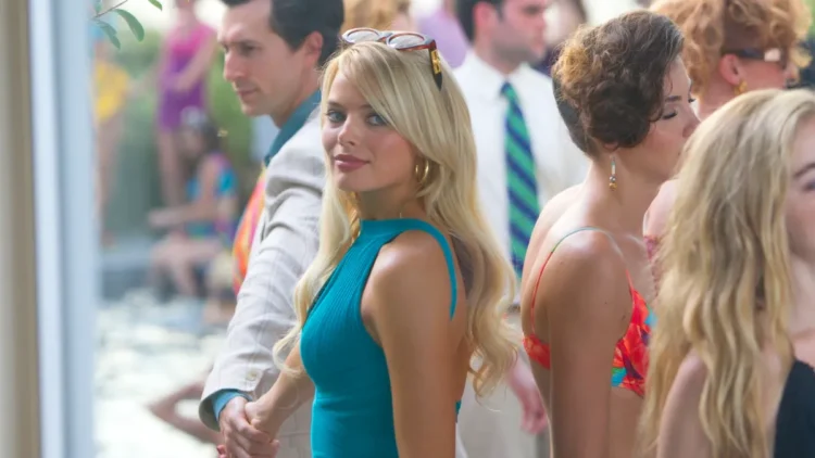 Margot Robbie en El lobo de Wall Street