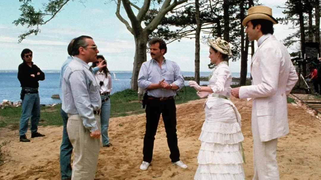 Scorsese dirige una escena con Winona Ryder y Daniel Day-Lewis