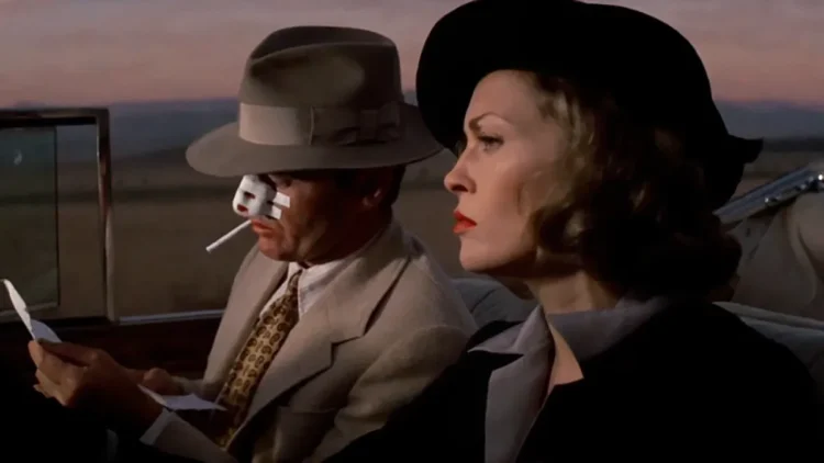 Jack Nicholson y Faye Dunaway en Chinatown (1974)