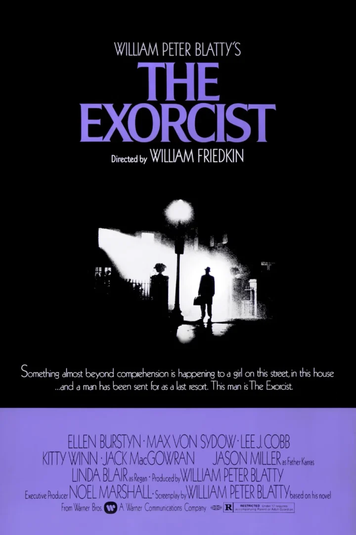 Poster en inglés de El Exorcista